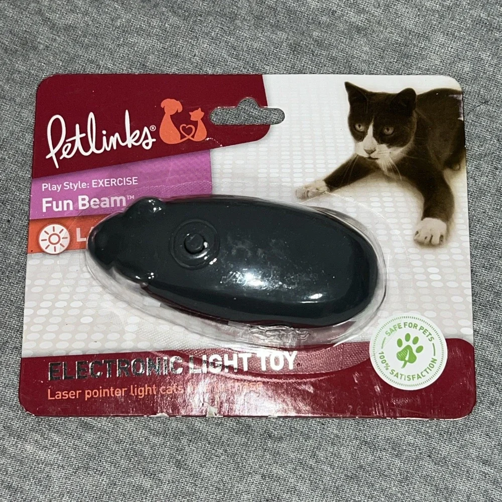 2 Petlinks Electronic Light Cat Toys Light Pointer Play Toy Exercise Excitement